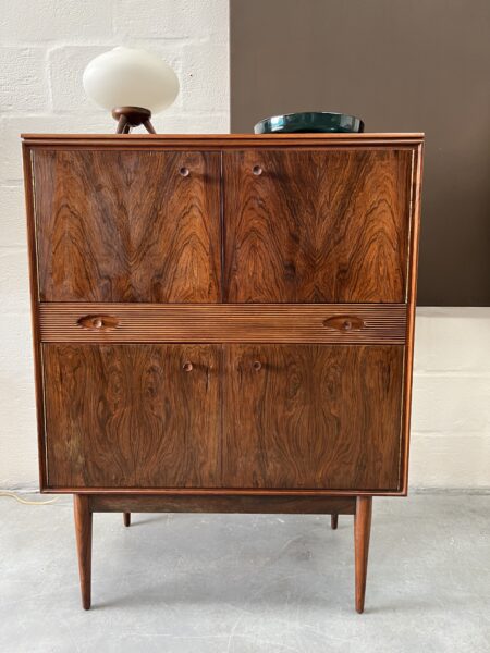 1960s Robert Heritage for Archie Shine Rosewood Cocktail Cabinet ‘Hamilton Range’