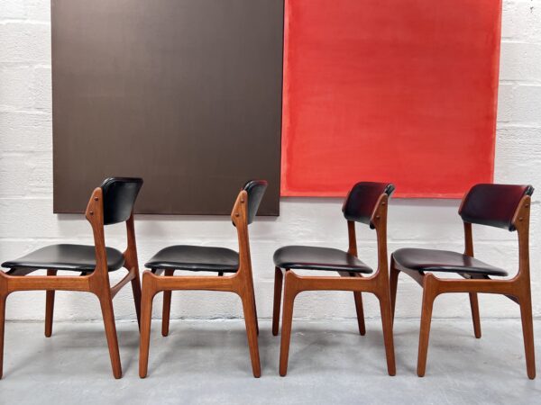 Set of 6 1960s Erik Buch Model 49 Danish Dining Chairs