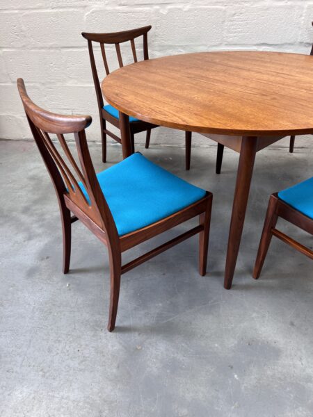 Vintage Red Label G Plan Dining Table & 5 Chairs