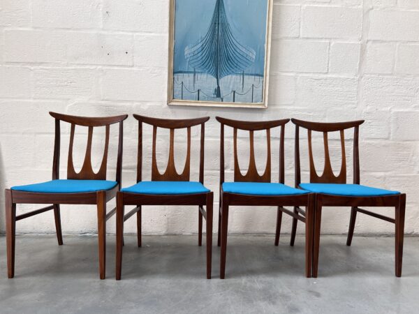 Vintage Gold Stamp G Plan 4 ‘Brasilia’ Chairs