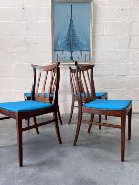 Vintage Gold Stamp G Plan 4 ‘Brasilia’ Chairs