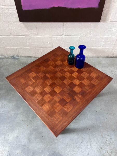 Vintage 1960s Chessboard Coffee Table by Cado for France & Sons