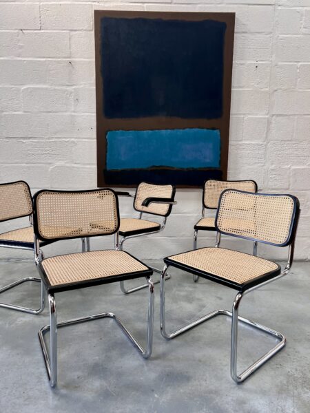 5 x Vintage Marcel Breuer Style Cesca Chairs 