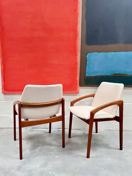 4 x Henning Kjærnulf Danish Dining Chairs 1960s