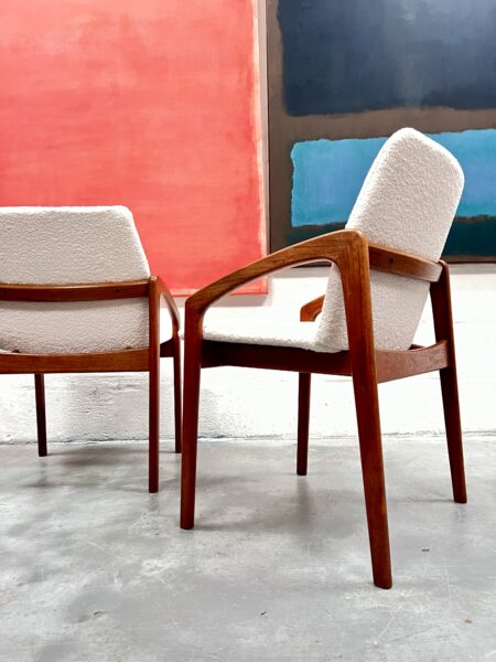 4 x Henning Kjærnulf Danish Dining Chairs 1960s