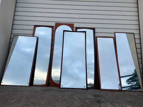 Selection of Mid Century Vintage Teak Mirrors