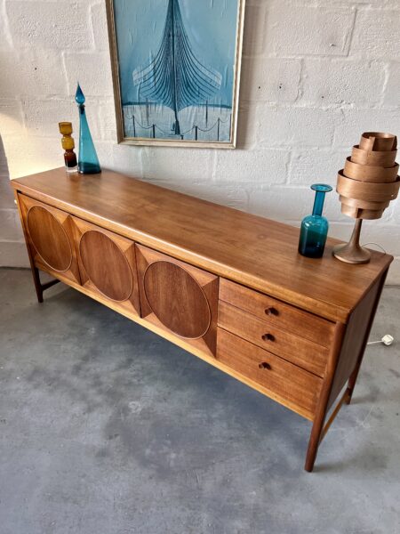 1960s 'Circles' Sideboard Manufactured by Nathan Furniture