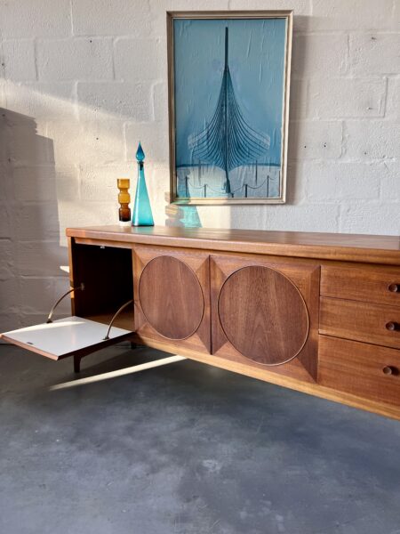 1960s 'Circles' Sideboard Manufactured by Nathan Furniture