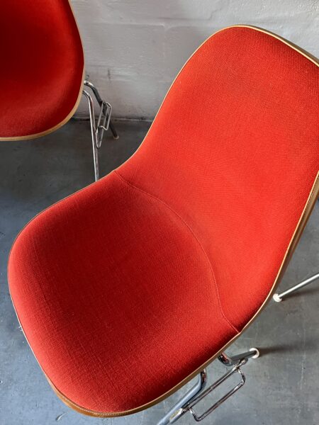 3 x Herman Miller DSS Stacking Chairs, 1979