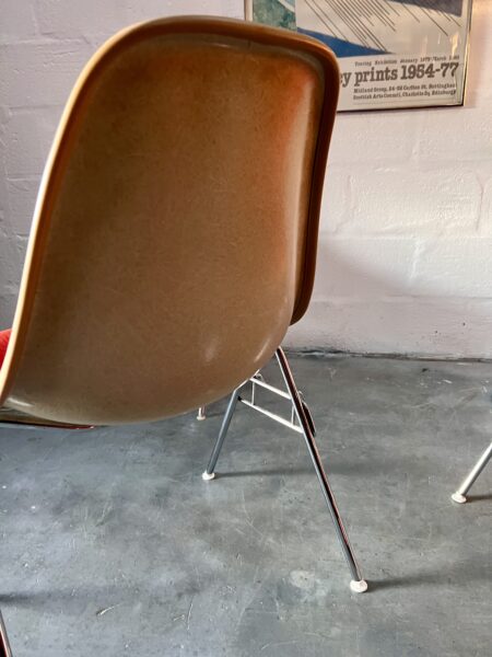 3 x Herman Miller DSS Stacking Chairs, 1979