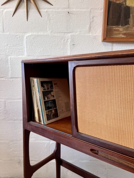 Tall Teak Retro 1960's Serving Sideboard Cabinet by Elliots of Newbury (EON) 