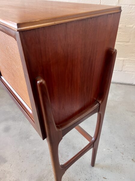 Tall Teak Retro 1960's Serving Sideboard Cabinet by Elliots of Newbury (EON) 