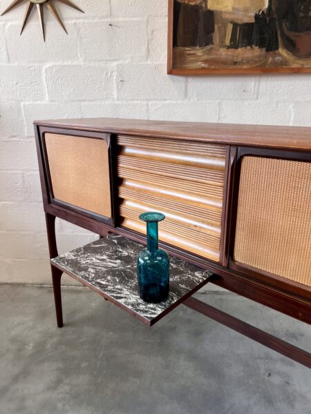 Tall Teak Retro 1960's Serving Sideboard Cabinet by Elliots of Newbury (EON) 