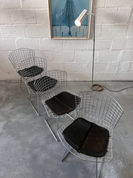 4 x Vintage Harry Bertoia for Habitat 'Bird Cage' Side Chairs