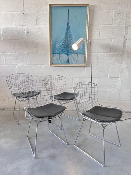 4 x Vintage Harry Bertoia for Habitat 'Bird Cage' Side Chairs