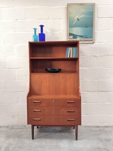 1960s Mid Century Danish Bureau / Desk by Gunnar Nielsen for Tibergaard