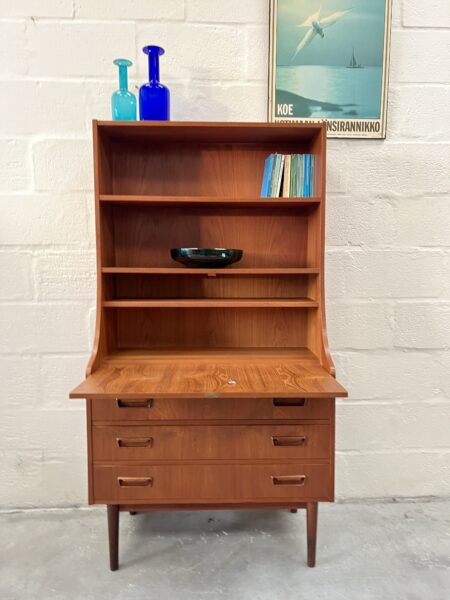 1960s Mid Century Danish Bureau / Desk by Gunnar Nielsen for Tibergaard