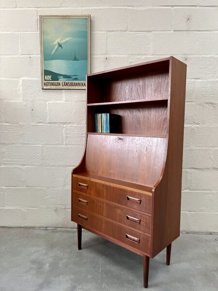 1960s Mid Century Danish Bureau / Desk by Gunnar Nielsen for Tibergaard