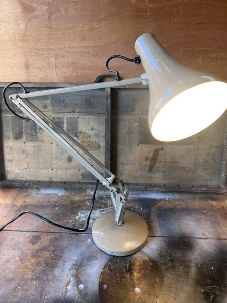 Vintage Beige Anglepoise Desk Lamp 