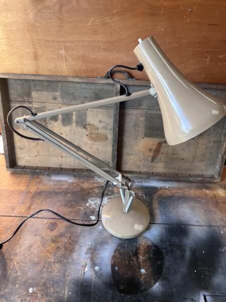 Vintage Beige Anglepoise Desk Lamp 