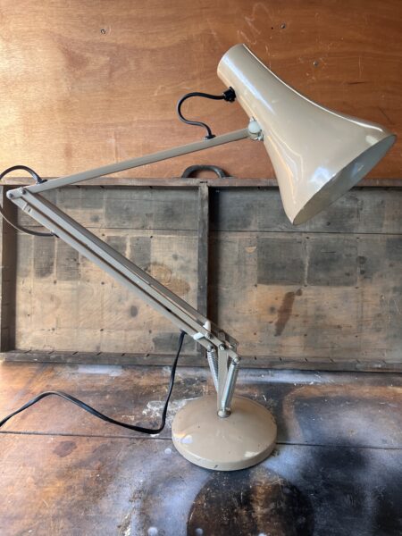 Vintage Beige Anglepoise Desk Lamp 