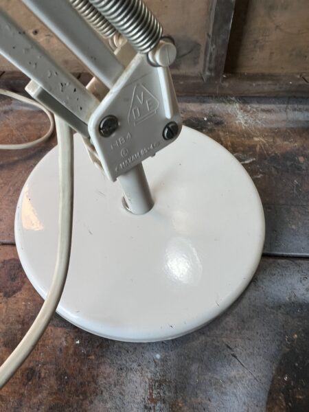 White Vintage Herbert Terry Anglepoise Lamp