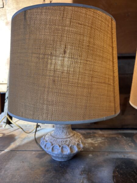 Matching 1960s Small Ceramic Table Lamps