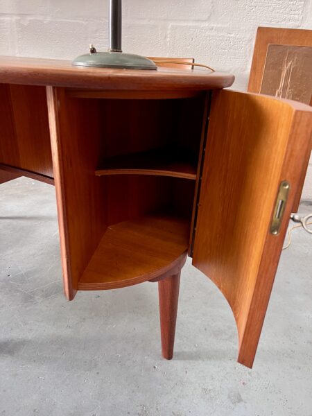 1960s Vintage Freestanding Desk by Ganddal for Mobelfabrik 