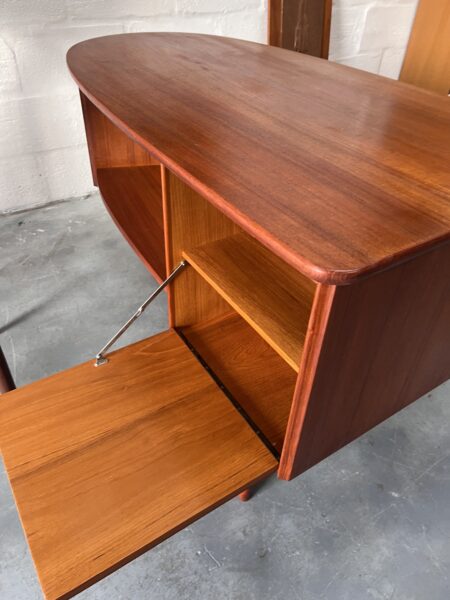 1960s Vintage Freestanding Desk by Ganddal for Mobelfabrik 