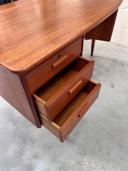 1960s Vintage Freestanding Desk by Ganddal for Mobelfabrik 