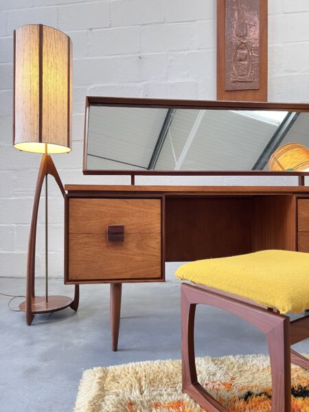 Vintage I.B. Kofod Larsen For G Plan Teak Dressing Table 1960's