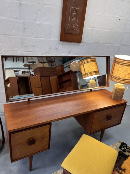 Vintage I.B. Kofod Larsen For G Plan Teak Dressing Table 1960's