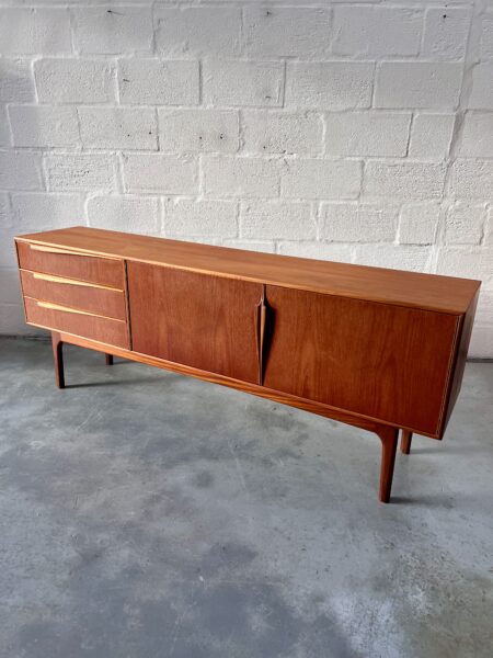 Slender 1970s Teak Mcintosh Sideboard 'Tiel'