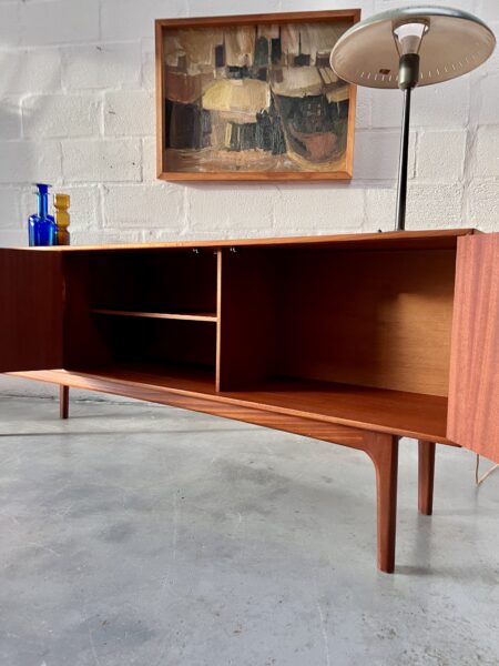 Slender 1970s Teak Mcintosh Sideboard 'Tiel'