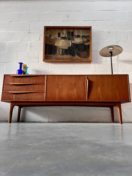 Slender 1970s Teak Mcintosh Sideboard 'Tiel'