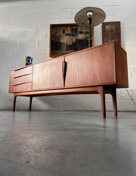 Slender 1970s Teak Mcintosh Sideboard 'Tiel'