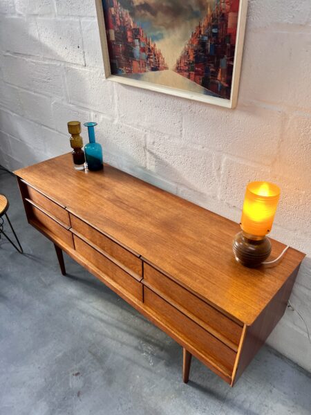 1960s Vintage Austinsuite Bank of Drawers / Small Sideboard