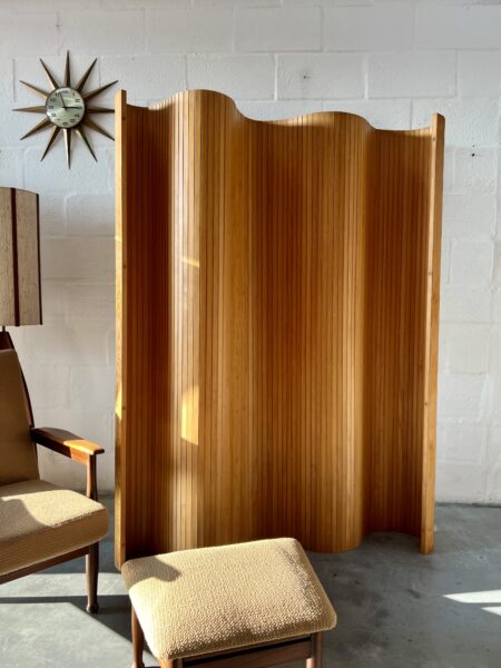 1980s Habitat – Pine Tambour Room Divider