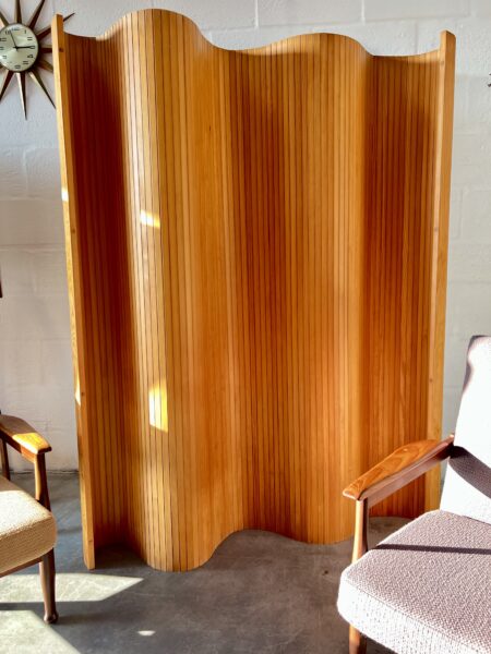 1980s Habitat – Pine Tambour Room Divider