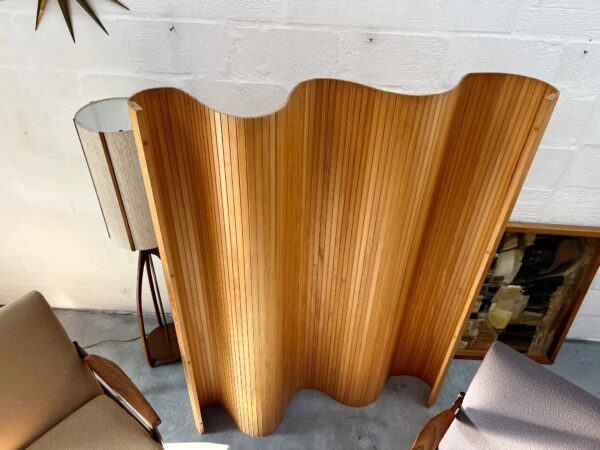 1980s Habitat – Pine Tambour Room Divider