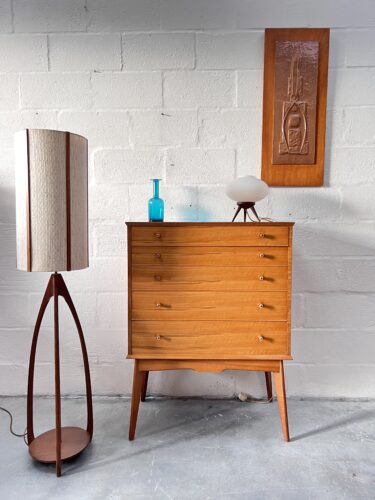 1950s Vintage Chest of Drawers by Alfred Cox