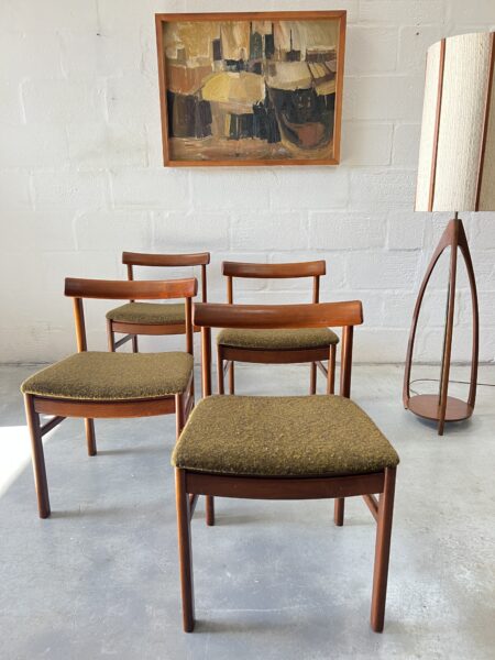 Mid Century Dining Table & 4 Chairs by White & Newton