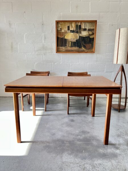 Mid Century Dining Table & 4 Chairs by White & Newton