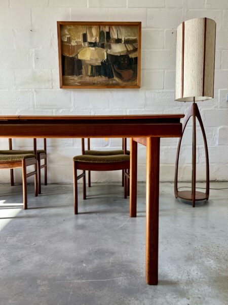 Mid Century Dining Table & 4 Chairs by White & Newton
