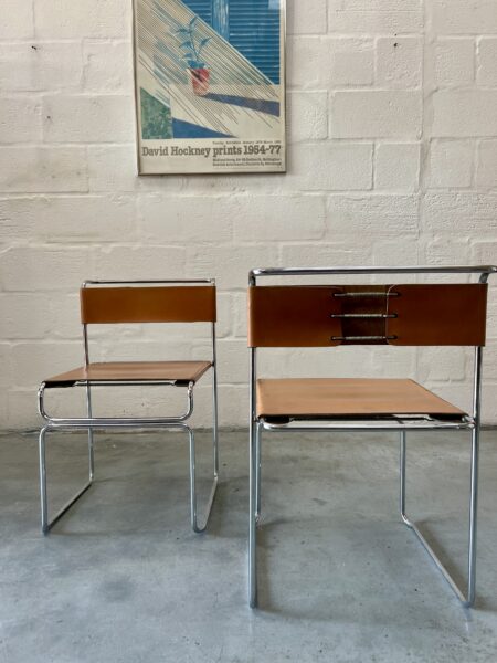 Pair of Giovanni Carini, Libellula Chairs by Planula, Italy 1970s
