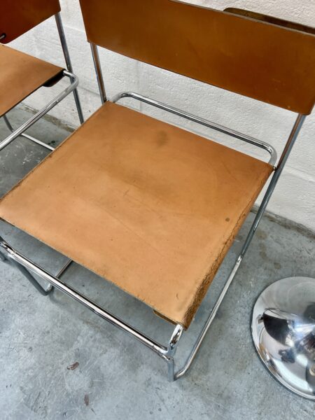 Pair of Giovanni Carini, Libellula Chairs by Planula, Italy 1970s