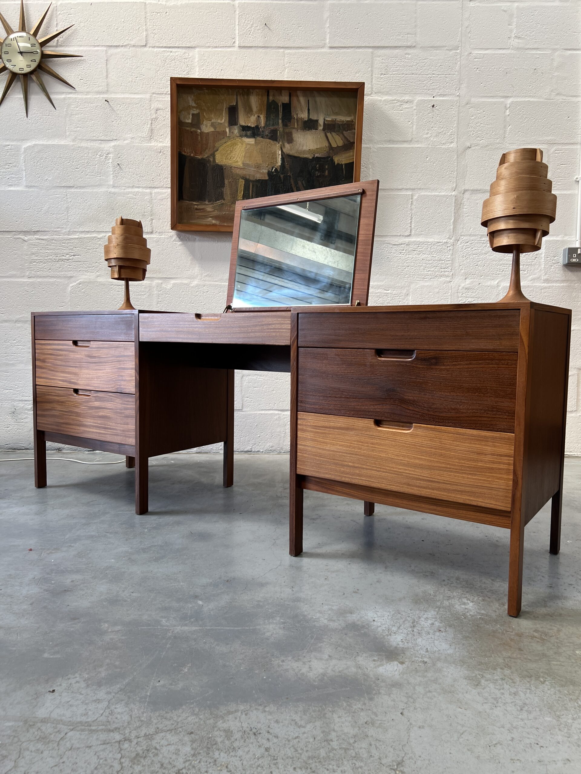 1960’s Vintage Modular Dressing Table by Richard Hornby