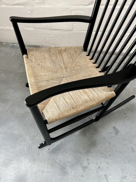 1960s Vintage Rocking Chair "J16" designed by Hans J. Wegner