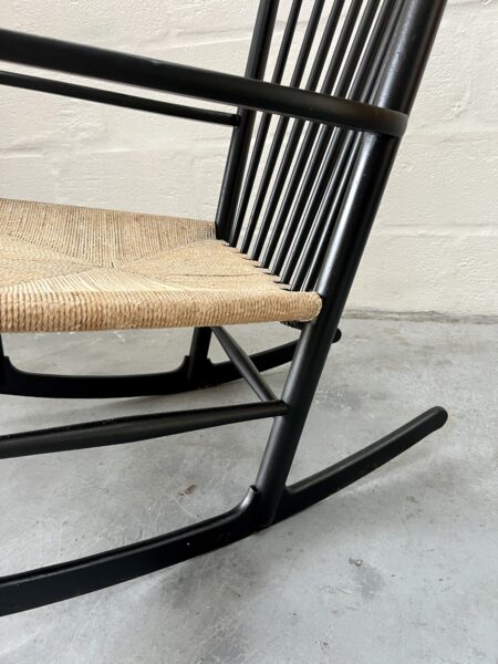 1960s Vintage Rocking Chair "J16" designed by Hans J. Wegner