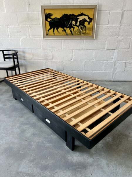 1970s Habitat Pine Single Bed with Drawers